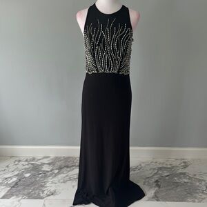 Elegant Black Evening Gown